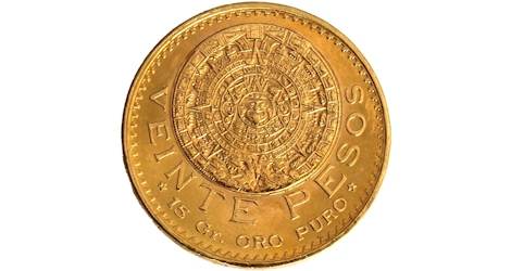 Pesos Azteca Goldmunze Mexiko Mit Aktuellem Goldpreis